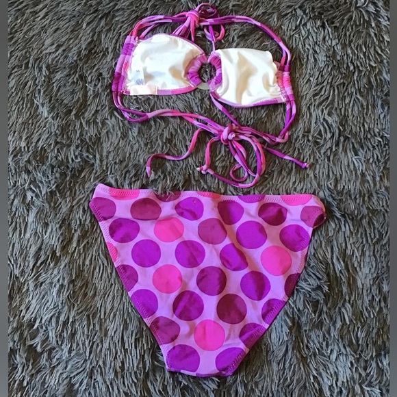NWOT Victoria’s Secret Purple Ombré Dot Bikini XS & MD - Picture 2 of 4